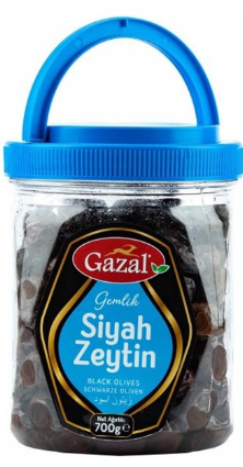 GAZAL 700 GR BLACK GEMLİK OLİVES *6