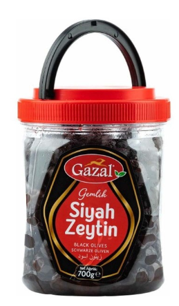 GAZAL 700 GR BLACK GEMLİK OLİVE *6