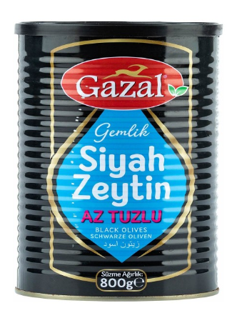 GAZAL 800 GR BLACK GEMLİK DOZE *6