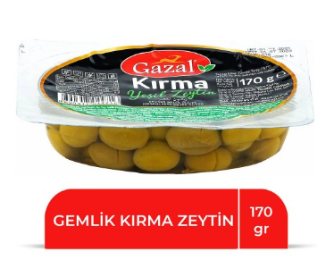 GAZAL 170 GR YEŞİL KIRMA ZEYTİN *32