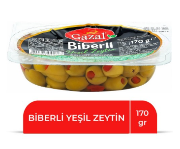 GAZAL 170 GR OLİVE WİTH GREEN PEPPER*32