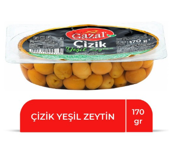 GAZAL 170 GR OLIVES VERTES GRAYÉES *32