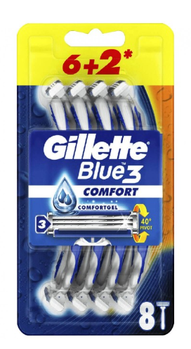 GILLETTE BLUE 3 COMFORT 8 LI*12