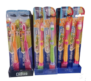 DİFAŞ KIDS TOOTH BRUSH MEDIUM*12