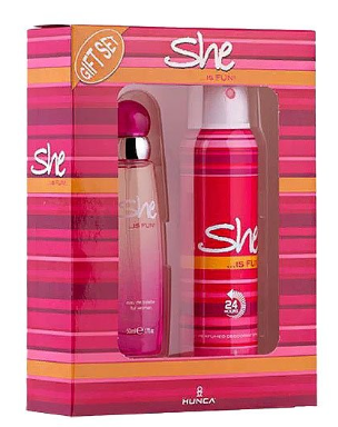 SHE PARFUM FEMME + DEO FUN*1