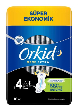 ORKID ULTRA EXTRA 4pcs NIGHT EXTRA (NO 4)*12