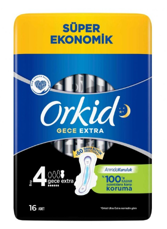 ORKID ULTRA EXTRA 4 PCS NUIT EXTRA (NO 4)*12