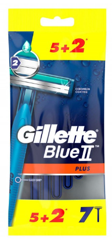GILLETTE BLUE 2 PLUS 5-PIECE BAG+2 GIFT*24