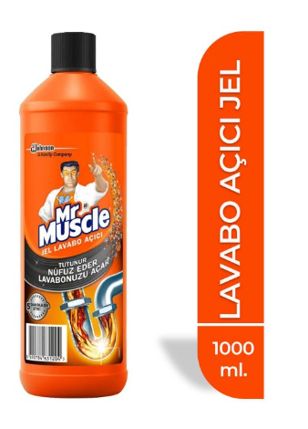 MR.MUSCLE LAVABO AÇICI JEL 1000ML*12