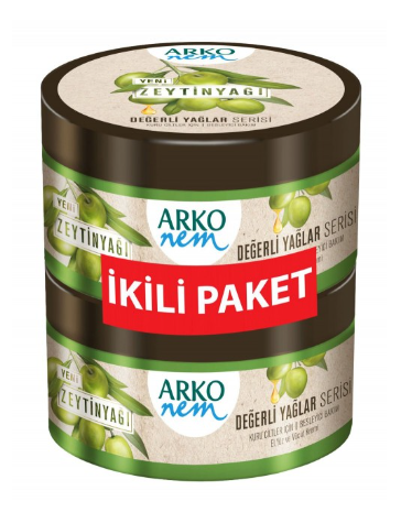 ARKO NEM A L'HUILE D'OLIVE 250ML+250ML*1