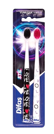 DİFAŞ STYLE SOFT 1+1 TOOTH BRUSH*12