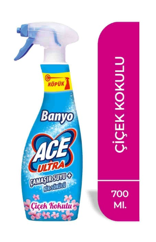 ACE KÖPÜK 700ML ÇİÇEK KOKULU*10