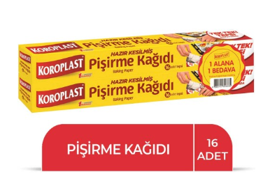 KOROPLAST COOKING PAPER PRE-CUT CUT 16*12
