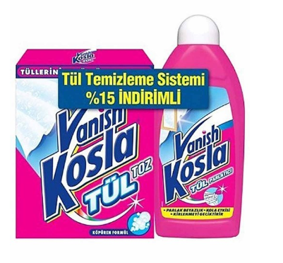 VANISH KOSLA NET CURTAIN 450 ML + 450 ML SHINERY GIFT * 6