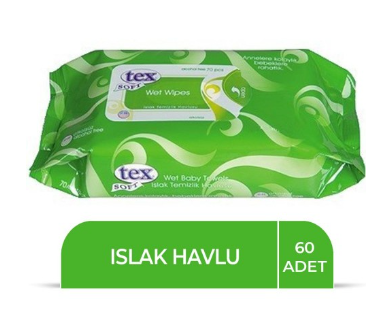 TEX SOFT ISLAK HAVLU 60LI*27