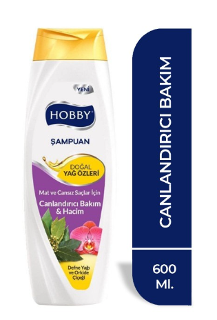 HOBBY SHAMPOO 600 ML LAUREL OIL AND ORCHID*12