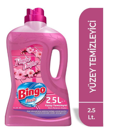 BİNGO FRESH YÜZEY PEMBE 2,5 LT*6