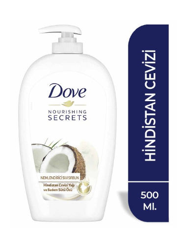 DOVE LIQUID SOAP 500 ML COCONUT * 12