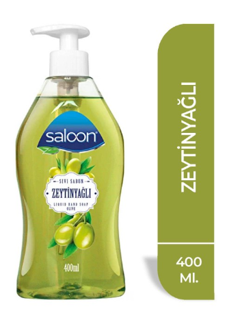 SALOON LIQUID SOAP 400 ML WITH OLIVE OIL * 12