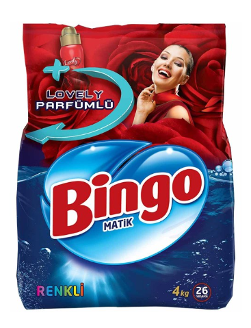 BINGO LESSIVE EN POUDRE 4 KG COULEUR*1