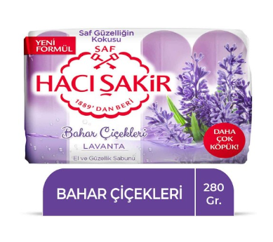 HACI ŞAKİR GÜZELİK SABUNU LAVANTA *24