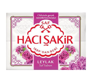 HACI SAKIR 600 GR SAVON NATUREL 4p *15