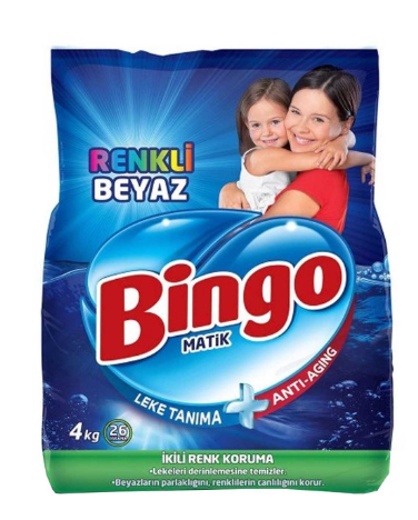 BİNGO MATİK BEYAZ 4 KG*1