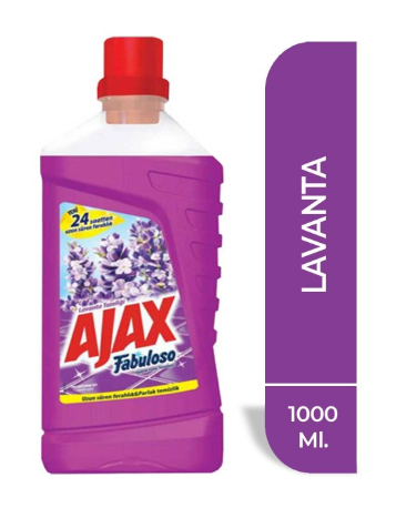 AJAX FABULOSO NETTOYANT DES SURFACES LAVANDE 1 LT * 12