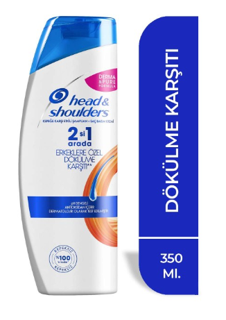 HEAD & SHOULDERS 350ML ANTI-SPILL MALE * 6