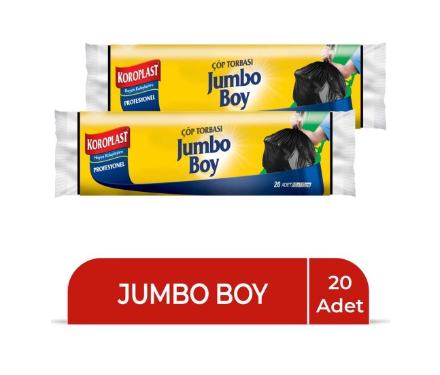 KOROPLAST ÇÖP TORBASI JUMBO*20 (MAVİ)