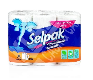 SERVIETTE SELPAK 6 PIÈCES *4