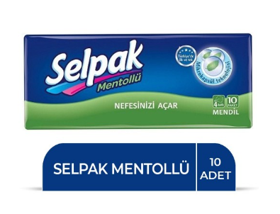 SELPAK WIPES WITH MENTHOLED * 10