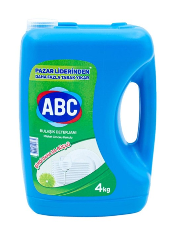 ABC BULAŞIK DETERGENT LEMON 4KG*4