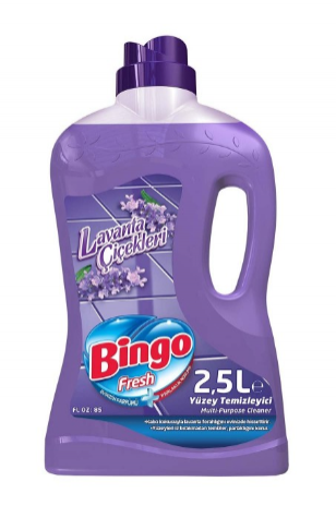 BINGO FRESH NETTOYANT SURFACE LAVANDE 2,5 LT * 6