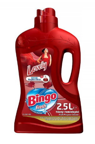 BINGO FRESH NETTOYANT SURFACE LOVELY 2.5 LT * 6