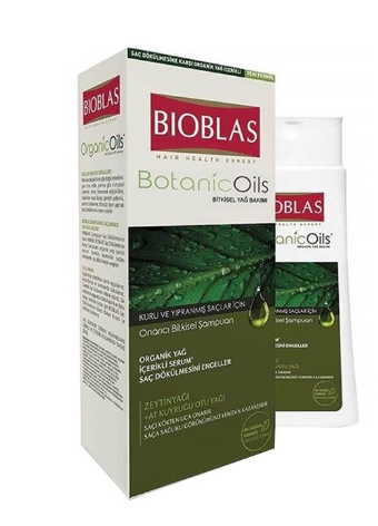 BİOBLAS BOTANIC SHAMPOOING 360 ML À L'HUILE D'OLIVE SÈCHE/YIP*6