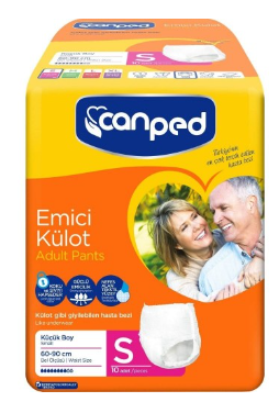 CANPED EMİCİ KÜLOT HASTA BEZİ SMALL *8