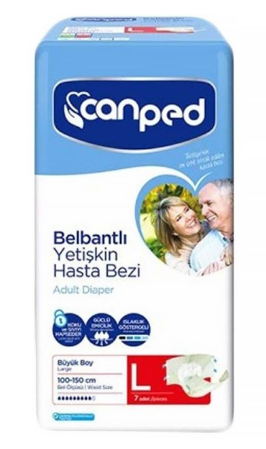 CANPED DIAPER LARGE * 6
