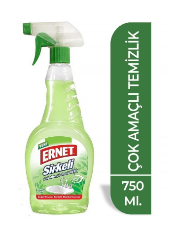 ERNET SPREY 750 ML VINEGAR MULTI-PURPOSE. TEM. * 12