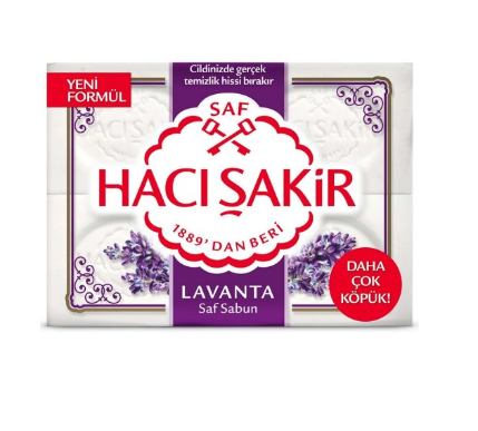 H.ŞAKİR 600GR SABUN LAVANTA*15 (4'LÜ)