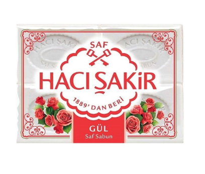 HACI ŞAKİR 600GR SAVON ROSE*15 (4 PCS)