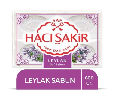 H.ŞAKİR 600 GR SOAP LILAC * 15 (4 PCS)