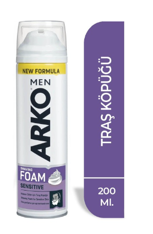 ARKO TRAŞ KÖPÜĞÜ 200 ML SENSİTİVE*6