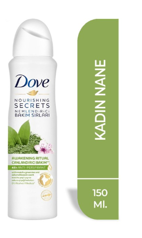 DOVE DEO 150 ML BYN MENTHE*1