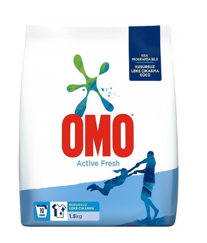 OMOMATİK 1.5 KG ACTİVE FRESH*9