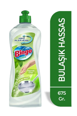 BİNGO DYNAMIC LAVE-VAISSELLE MAIN SENSIBLE 675 ML*16