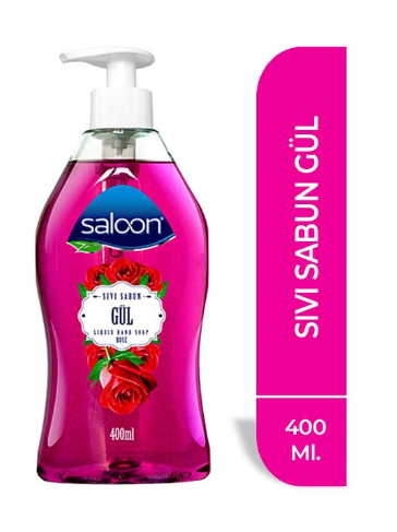 SALON LIQUID SOAP 400ML ROSE*12