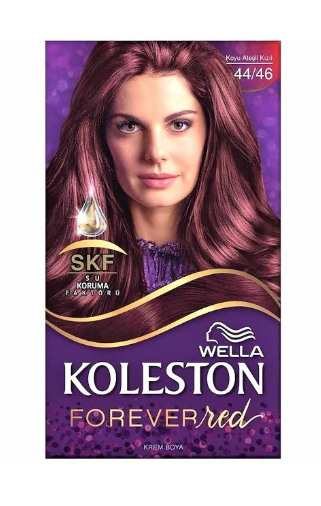 KOLESTON HAIR DYE 44/46 DARK FIRE RED * 3