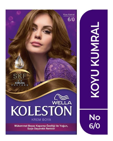 KOLESTON HAIR DYE 6/0 DARK BLONDE * 3