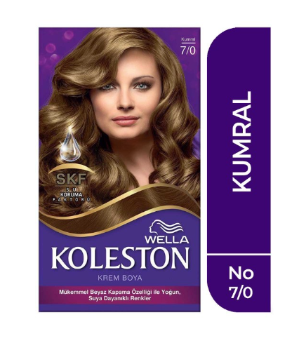 KOLESTON HAIR DYE 7/0 BLONDE * 3